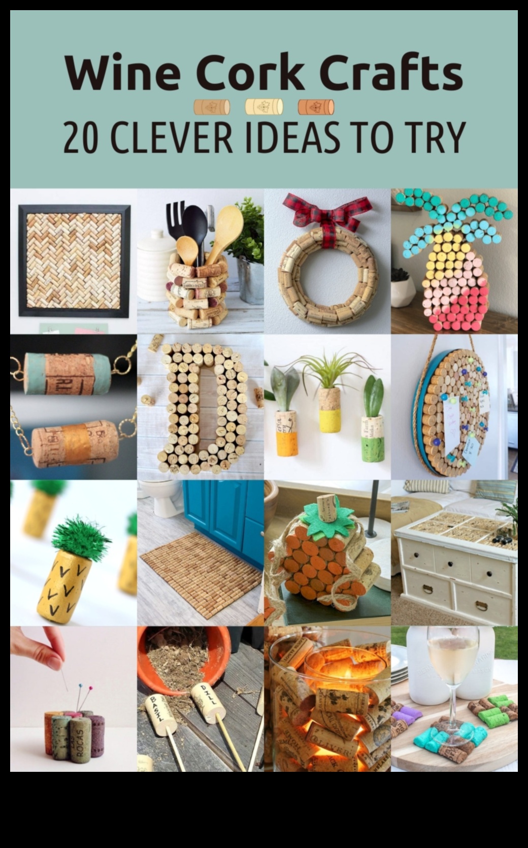 الحرف اليدوية لمحبي النبيذ: المشاريع الإبداعية التي تتضمن الفلين والزجاجات