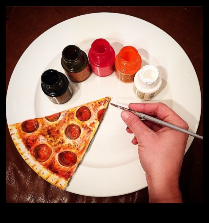 الإبداع الطهوي مع الرسم على الطعام: فن صالح للأكل على القماش