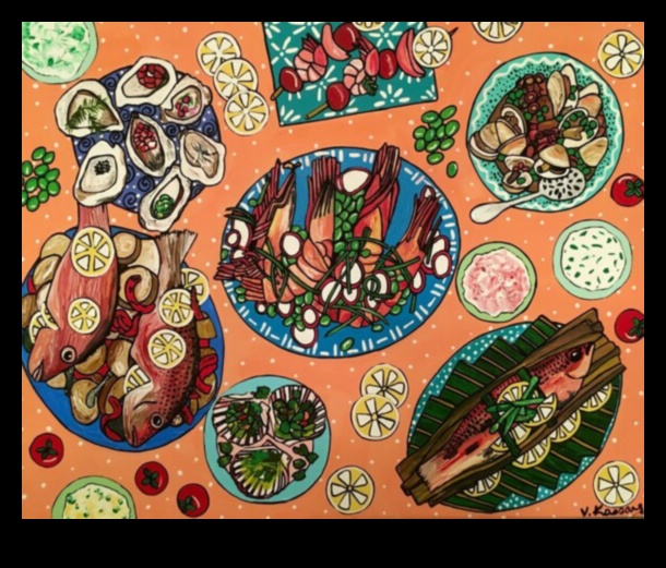 الإبداع الطهوي مع الرسم على الطعام: فن صالح للأكل على القماش