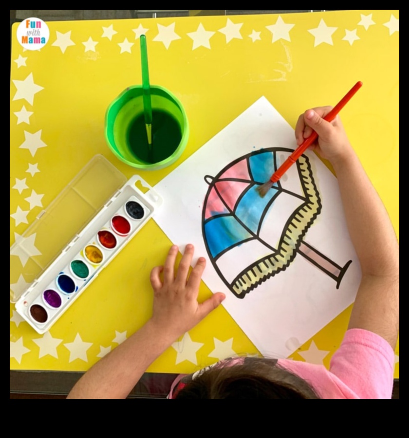 مغامرة الألوان المائية للأطفال: استكشاف الألوان باستخدام الفرش