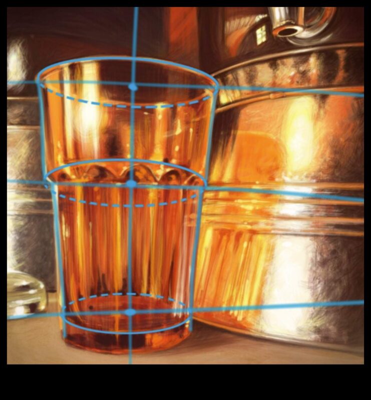 الانعكاسات في الزجاج: رسم سكون العناصر الشفافة