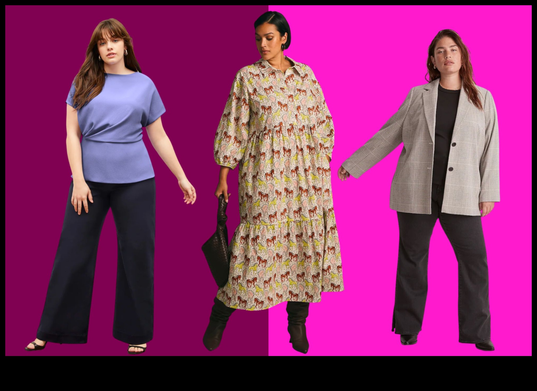 الأناقة لا تعرف المقاسات: ملابس ذات مقاسات كبيرة تلفت الأنظار