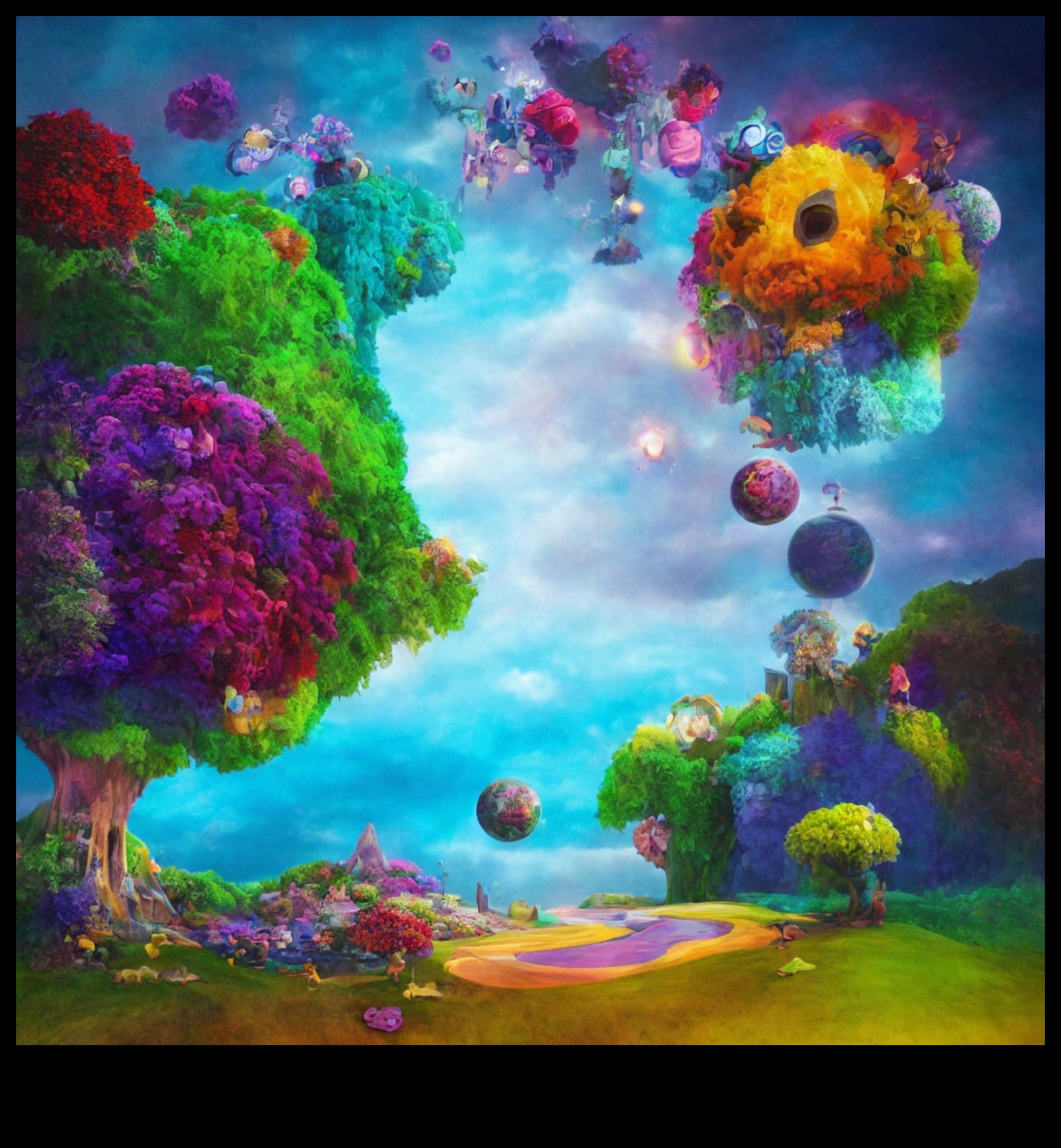 عجائب غريبة الأطوار: خلق فن مرح وخيالي